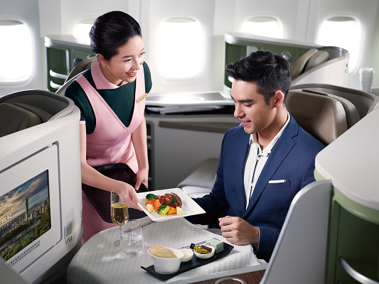 eva air meal service