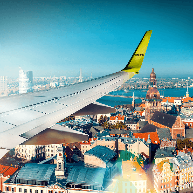 airBaltic Riga impression